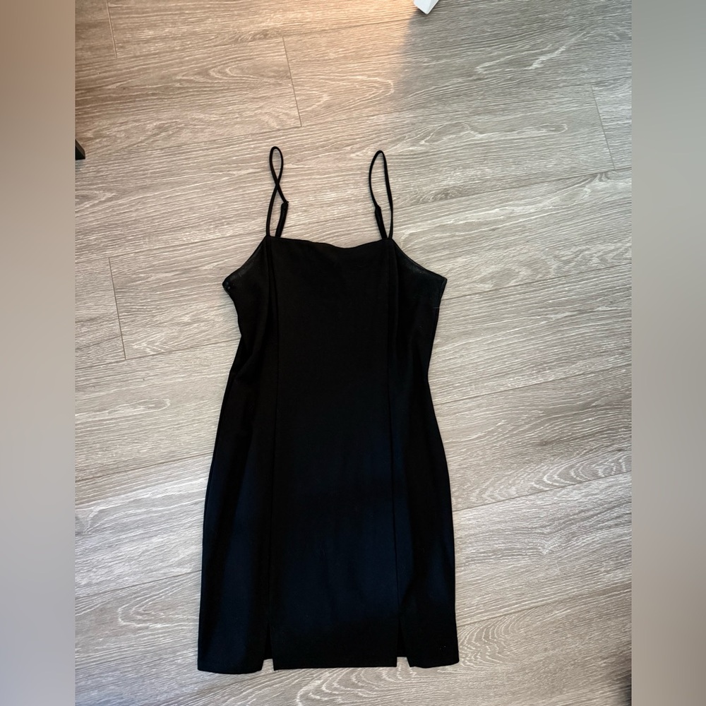 Chic Black Strapless Dress